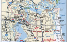 Jacksonville FL Road Map Free Map Highway Jacksonville City
