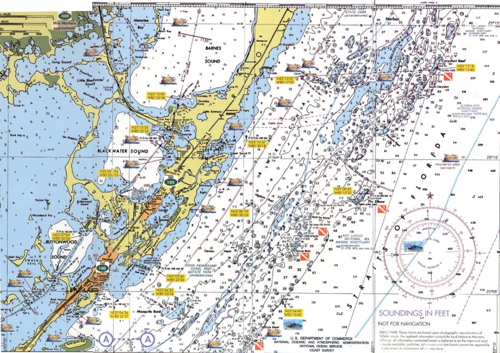 Keys Octopus Florida Keys Nautical Map Printable Maps