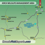 Kirch Wildlife Management Area Fish Reports Map