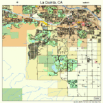 La Quinta California Street Map 0640354