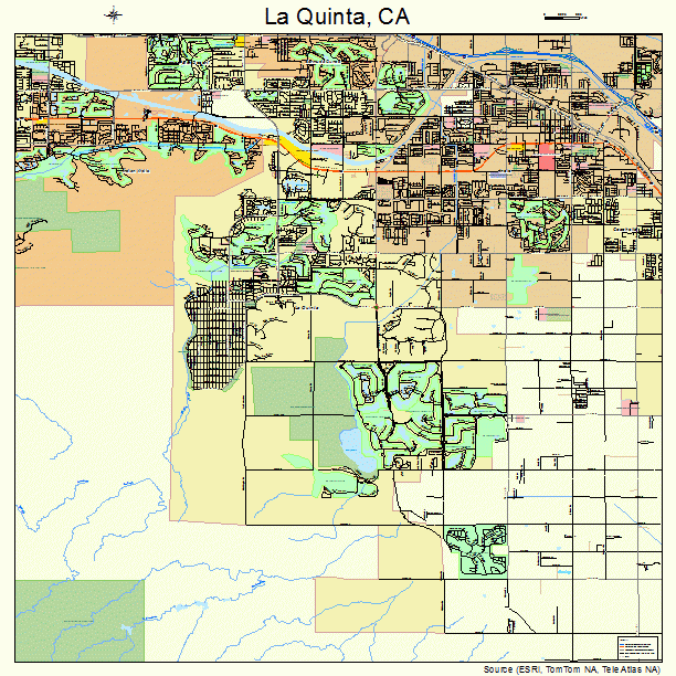 La Quinta California Street Map 0640354