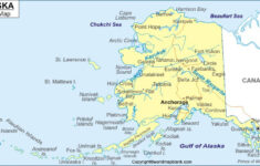 Labeled Alaska Map With Capital World Map Blank And Printable