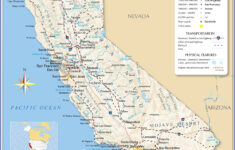 Labeled California Map With Capital World Map Blank And Printable