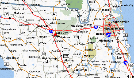 Lake City Florida Maps