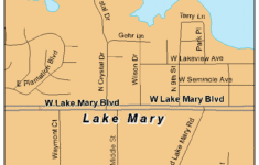 Lake Mary Florida Street Map 1238425