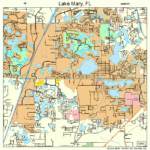 Lake Mary Florida Street Map 1238425