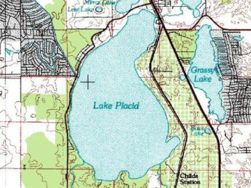 Lake Placid On Map Lake Placid Topographic Map Fl Usgs Topo Quad 