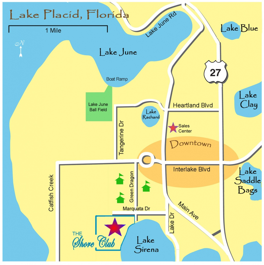 Lake Placid Topographic Map Fl Usgs Topo Quad 27081C3 Lake Placid 