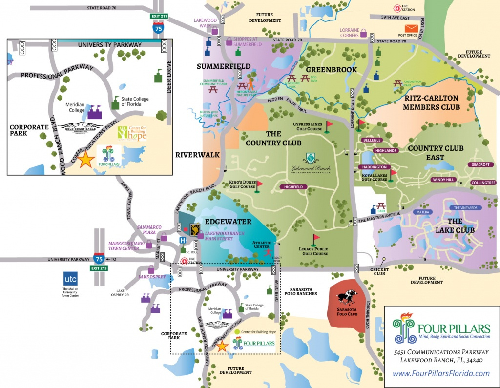 Lakewood Ranch Map Florida Free Printable Maps