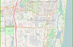 Large Detailed Map Of Boca Raton