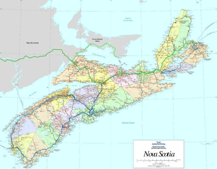 Tourist Map Of Nova Scotia Printable