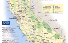 Large Detailed National Parks Map Of California State 20 Inch By 30