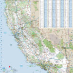 Large Detailed Road Map Of California State California State Large