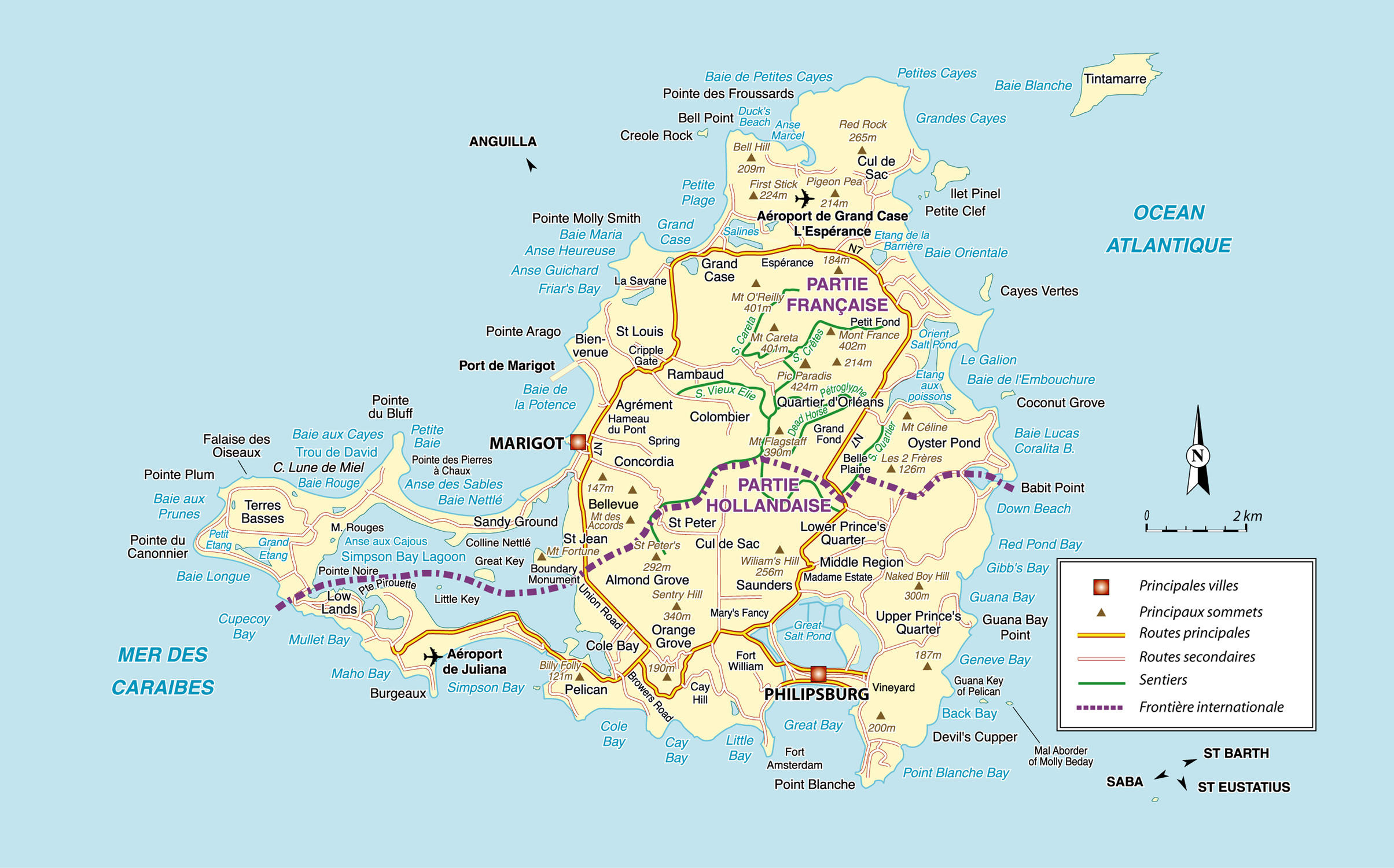 Printable Road Map Of St Maarten Free Printable Maps Wells Printable ...