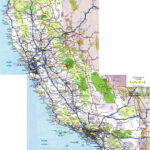 Large Detailed Roads And Highways Map Of California State With All