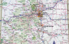 large detailed roads and highways map of colorado state with all cities 1 Large Detailed Roads And Highways Map Of Colorado State With All Cities