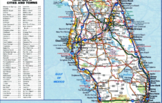 large detailed roads and highways map of florida state with all 1 Large Detailed Roads And Highways Map Of Florida State With All