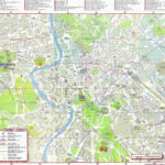 Large Detailed Street Map Of Rome City Center Rome City Center