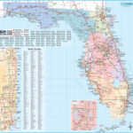 Large Detailed Tourist Map Of Florida