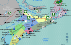 large detailed tourist map of nova scotia printable map of nova Large Detailed Tourist Map Of Nova Scotia Printable Map Of Nova