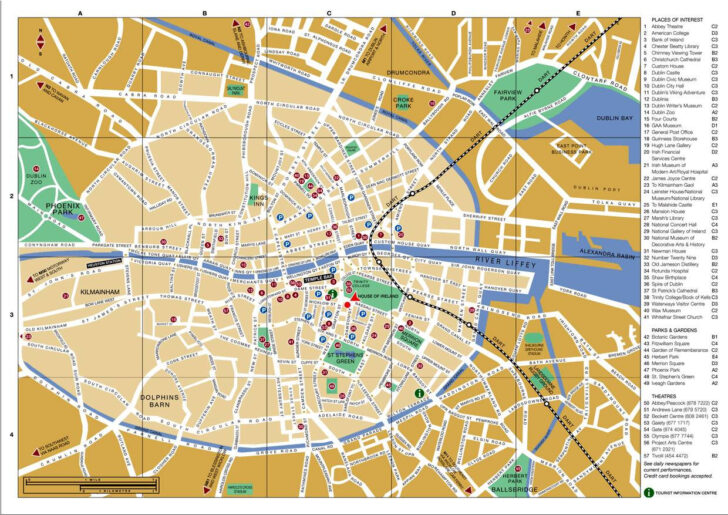 Dublin Ireland City Maps Free Download