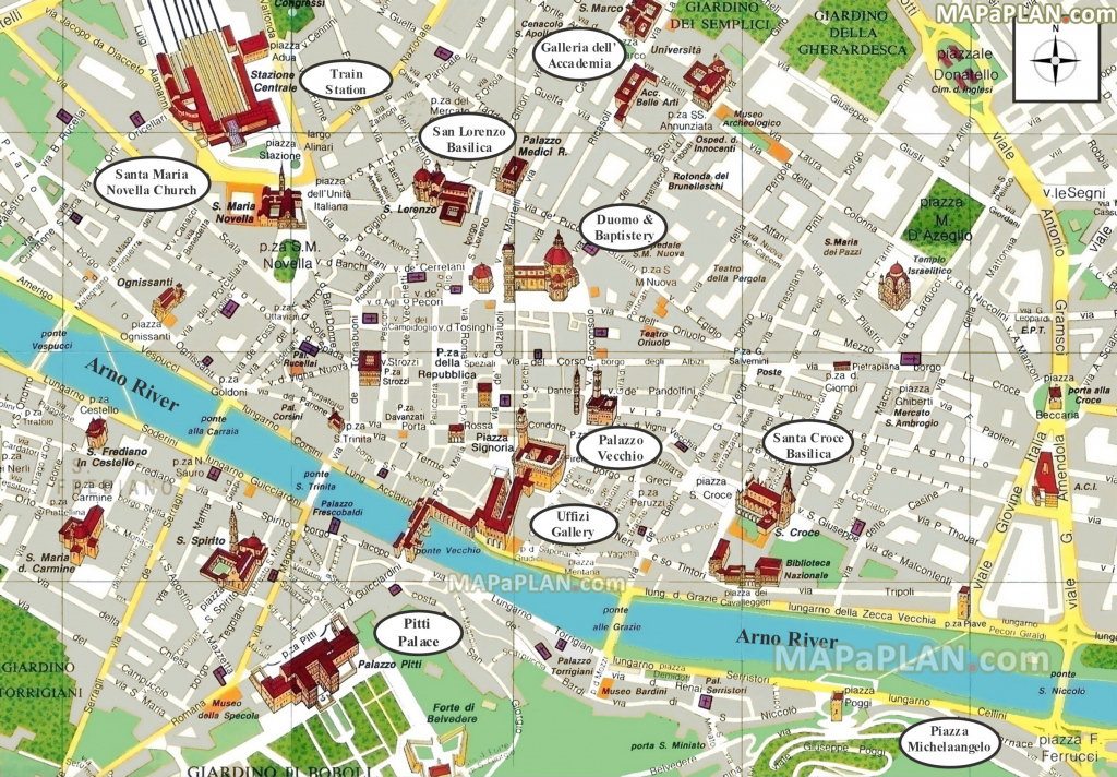 Large Florence Maps For Free Download And Print High Resolution 
