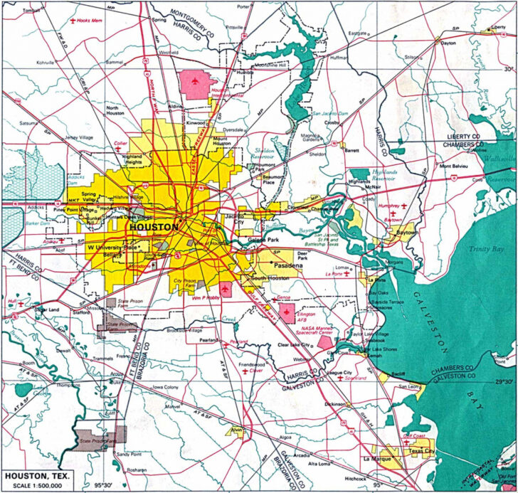 IFD Houston Texas Carte Map