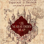 Large Marauders Map Wallpaper Mural Wall