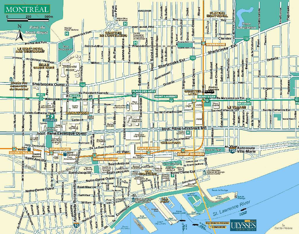 Large Montreal Maps For Free Download And Print High Resolution And 