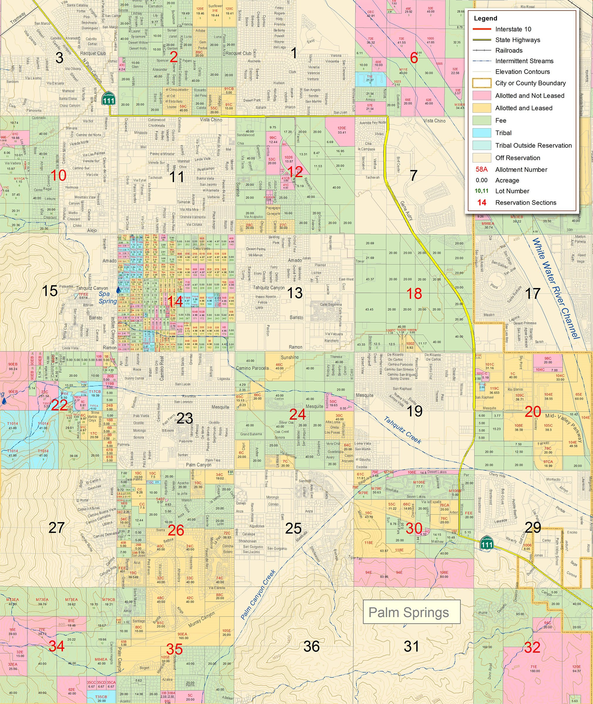 Large Palm Springs Maps For Free Download And Print High Resolution 