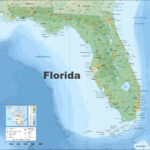 Large Roads And Highways Map Of Florida State With Cities Vidiani