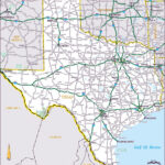 Large Roads And Highways Map Of The State Of Texas Vidiani Texas