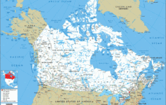 Large Size Road Map Of Canada Worldometer