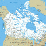 Large Size Road Map Of Canada Worldometer