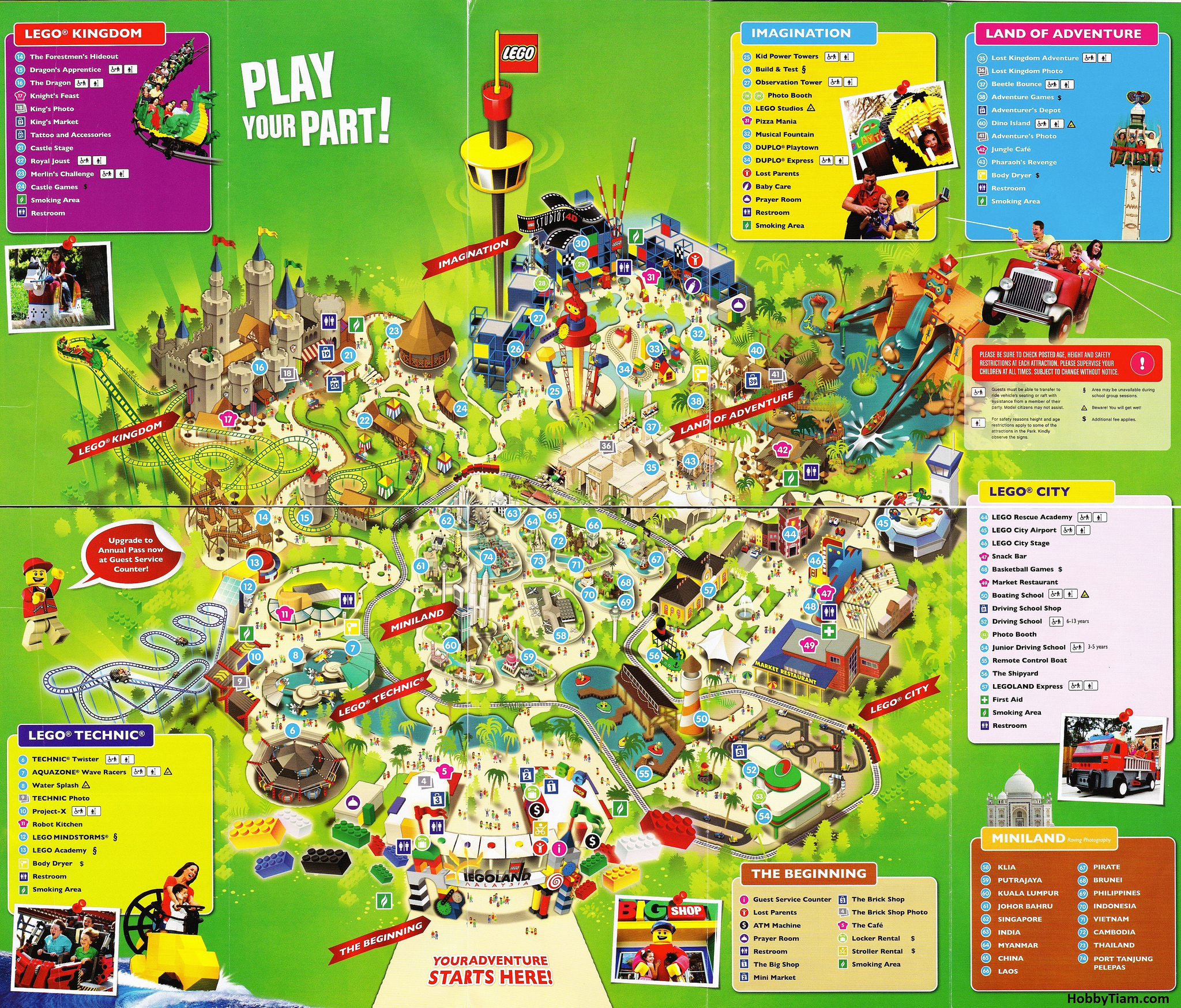 Legoland Map California Pdf Printable Maps