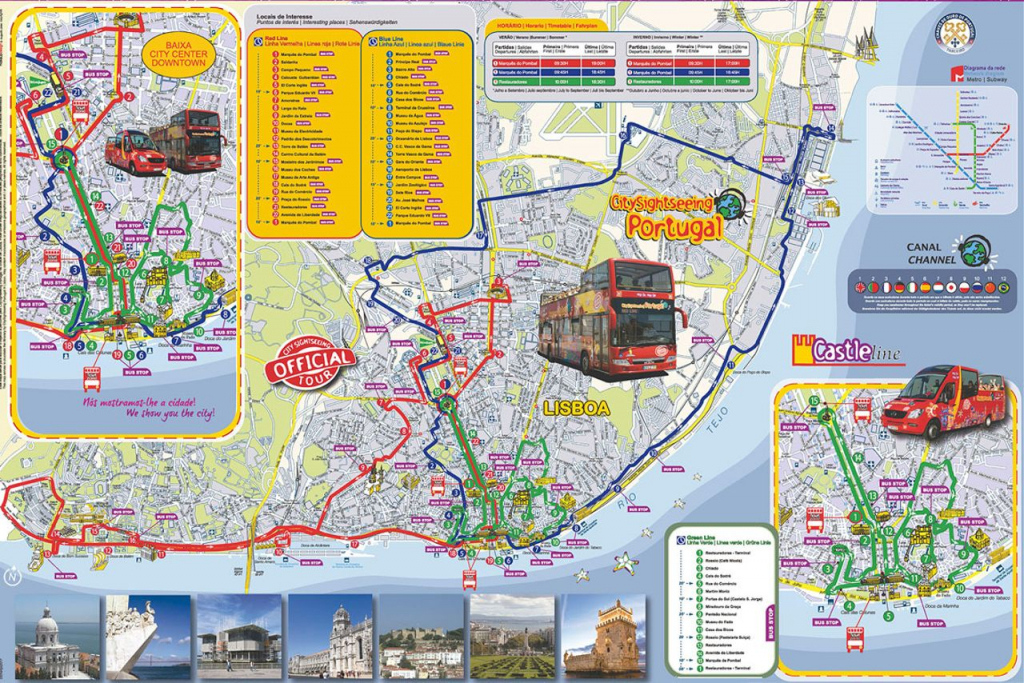 Lisbon Tourist Map Printable Printable Maps