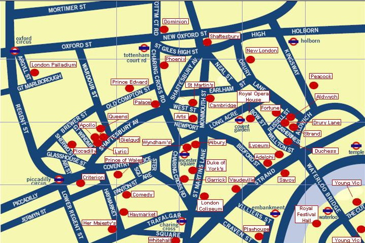 London Theatre Map how Many Have I Been In London Theatre Map London