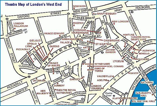 London Theatreland The Map