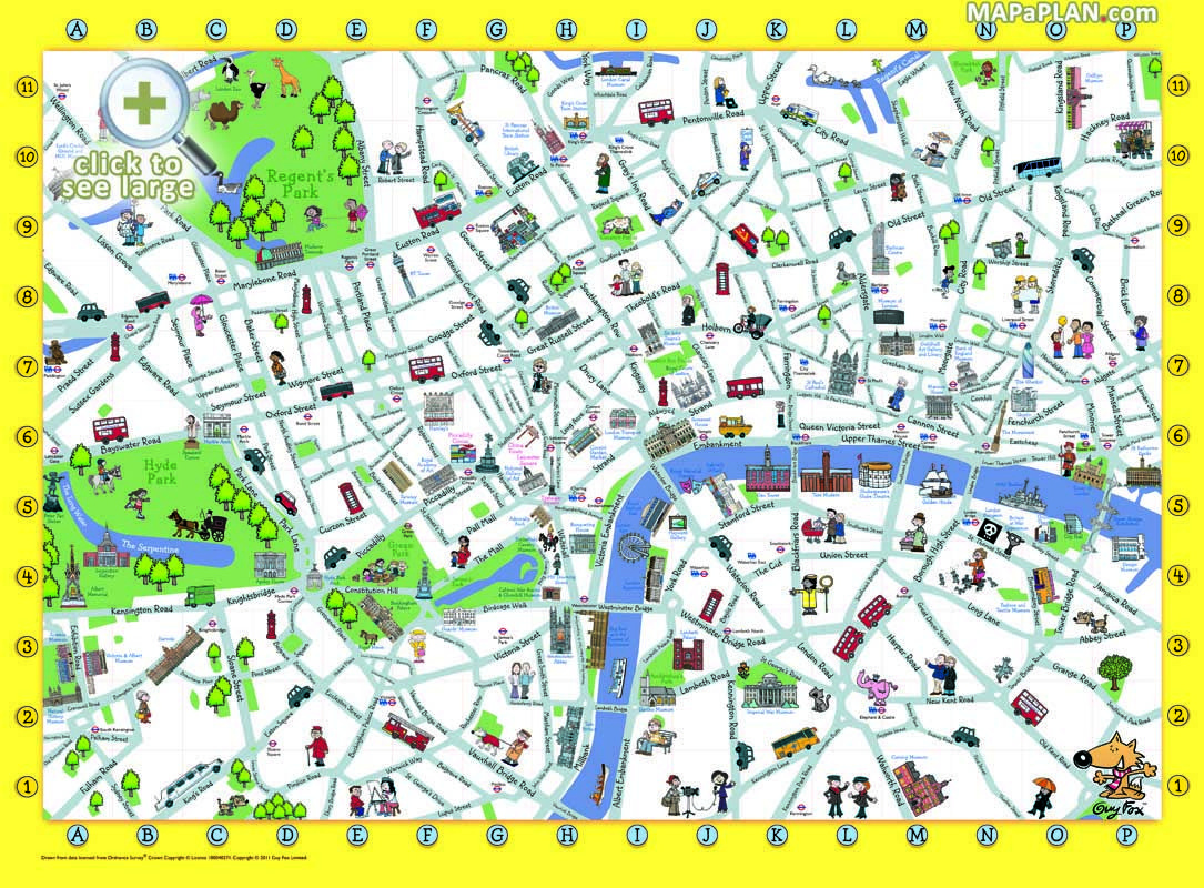 London Top Tourist Attractions Map Things To Do With Kids Children 