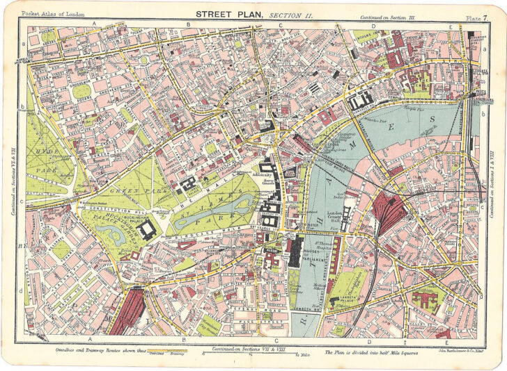 Street Map Of West End London