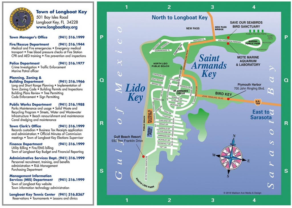 Longboat Key Fl Nautical Wood Maps Longboat Key Florida Map 