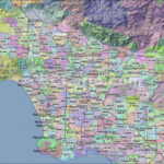 Los Angeles Zip Codes Los Angeles County Zip Code Boundary Map