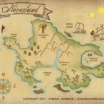 Lyndsay Johnson Neverland Map Downloadable Print