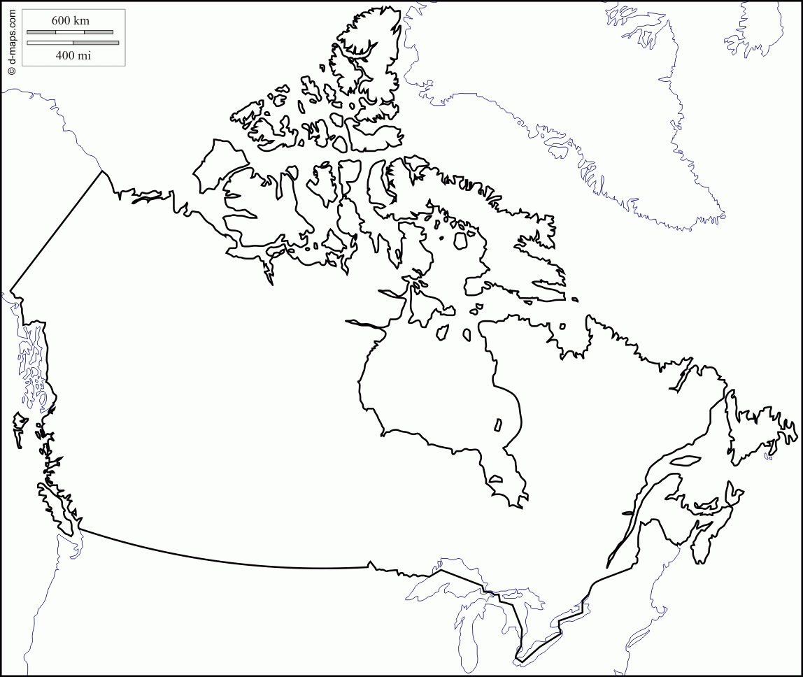 Madonna 22 Elenchi Di Blank Maps Of Canada For Labelling You Can 