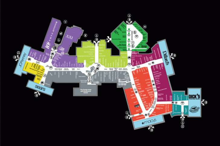 Florida Mall Map