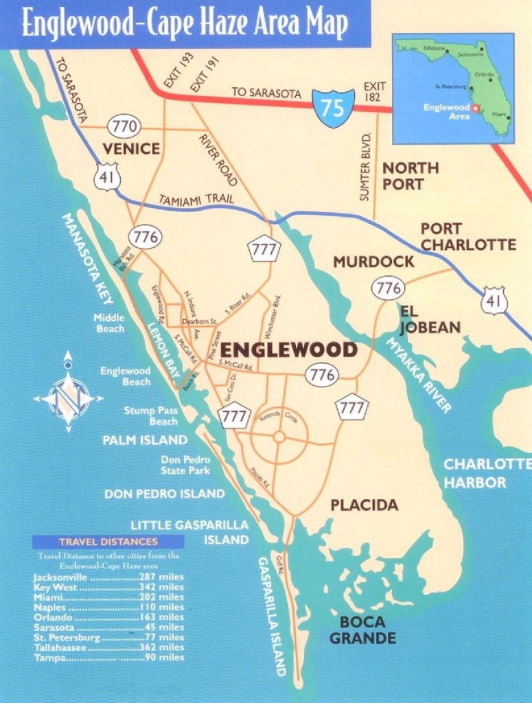 Manasota Key Florida Map Printable Maps