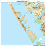 Manasota Key Florida Street Map 1242750