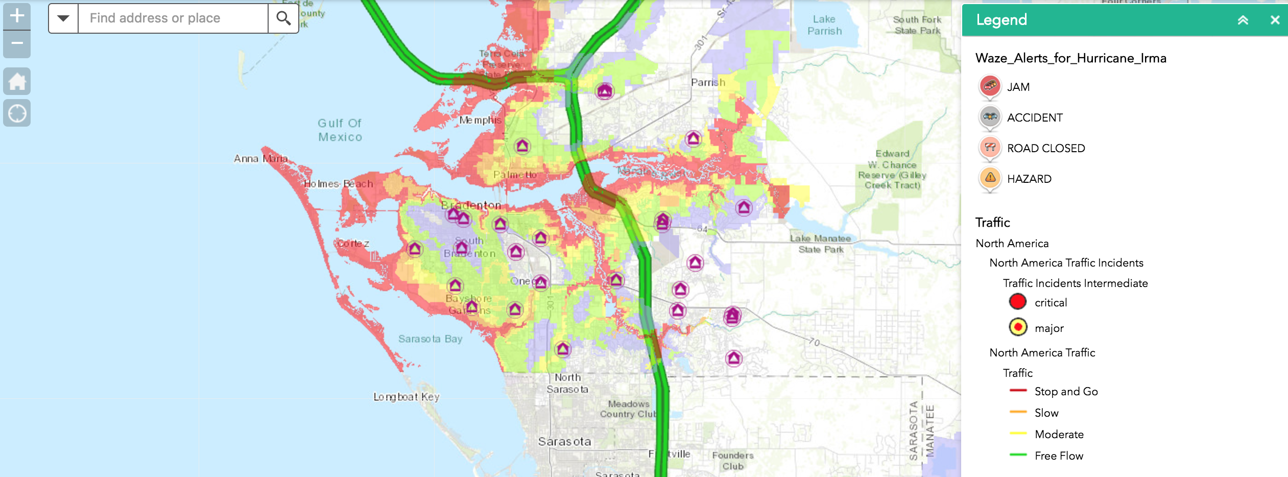 Manatee County Storm Surge Map Wells Printable Map   Manatee County Evacuations Zones Map Shelters Heavy 