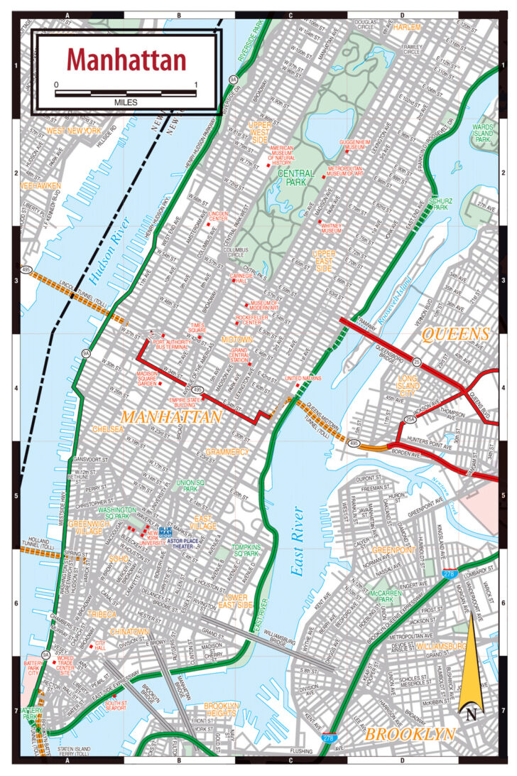 Printable City Street Maps