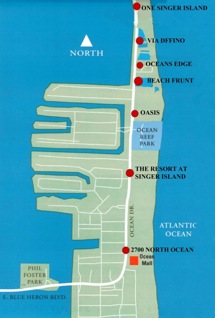 Map Dermot Obrien Realty Sells Singer Island Singer Island Florida 
